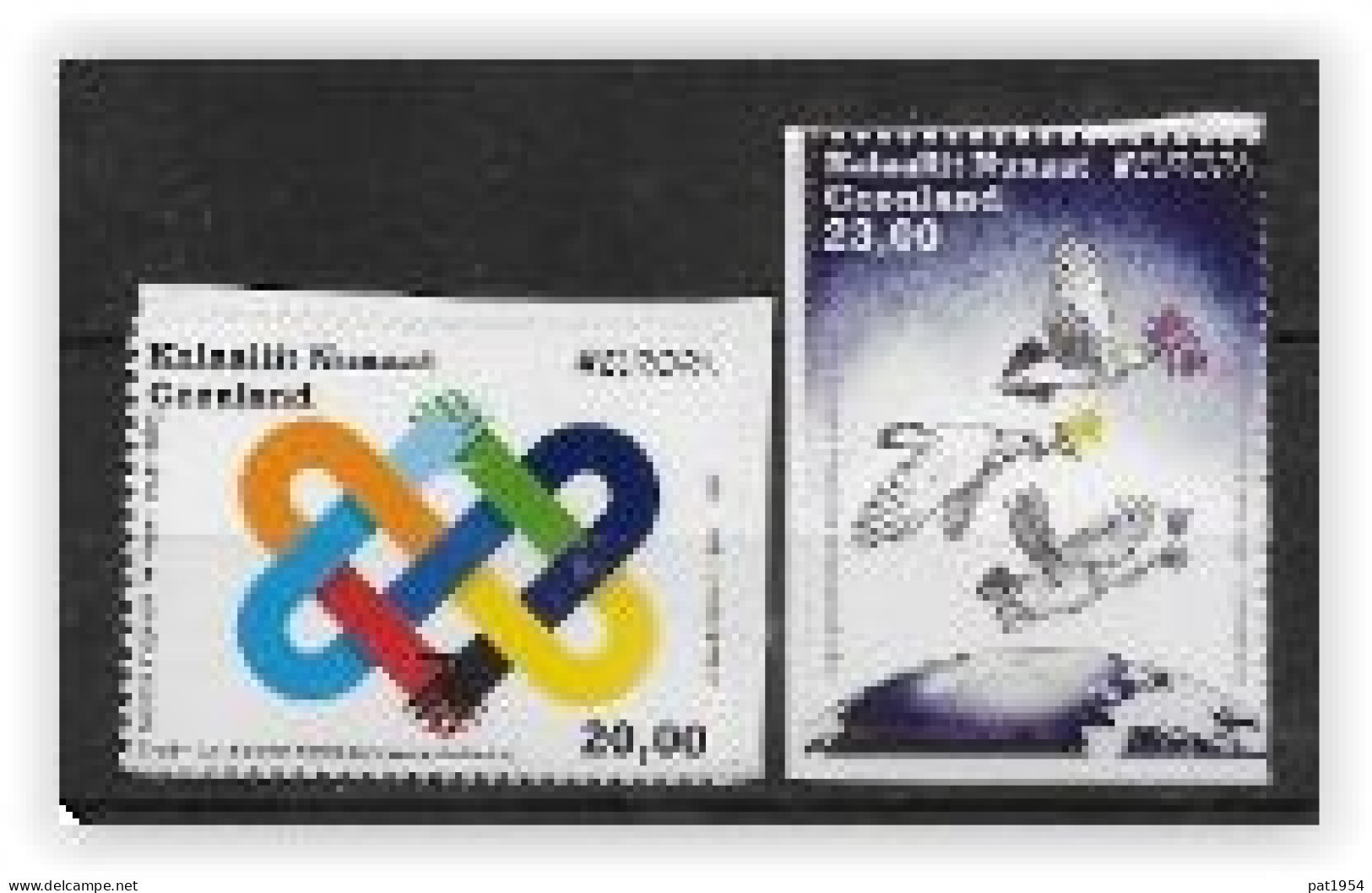 Groënland 2023, Série Adhésive Neuve Europa Paix - Unused Stamps