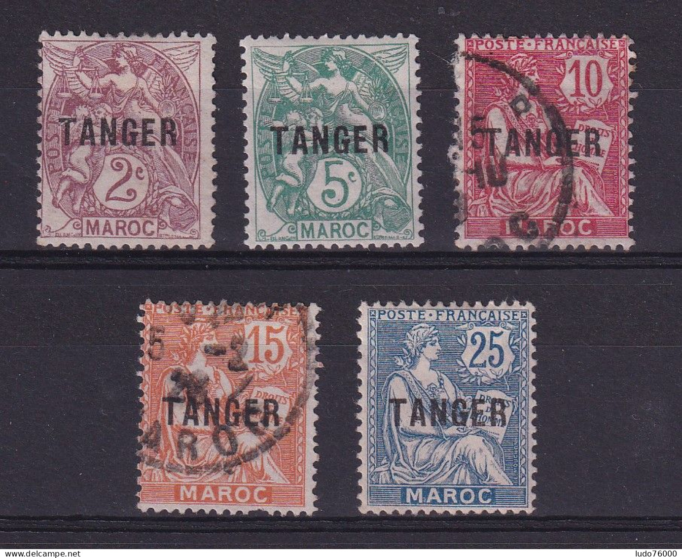 D 782 / COLONIE MAROC / LOT ENTRE N° 82/89 NEUF*/OBL COTE 7.50€ - Unused Stamps