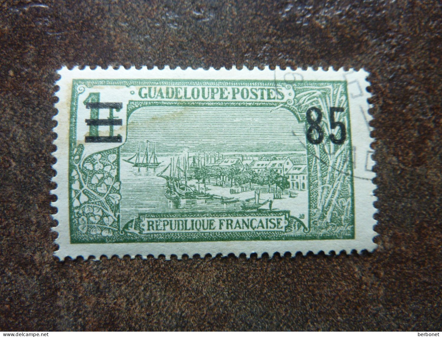 1926  Pointe à Pitre Surchargé  85c  Sur 1F     Y&T= 91      TBE - Used Stamps