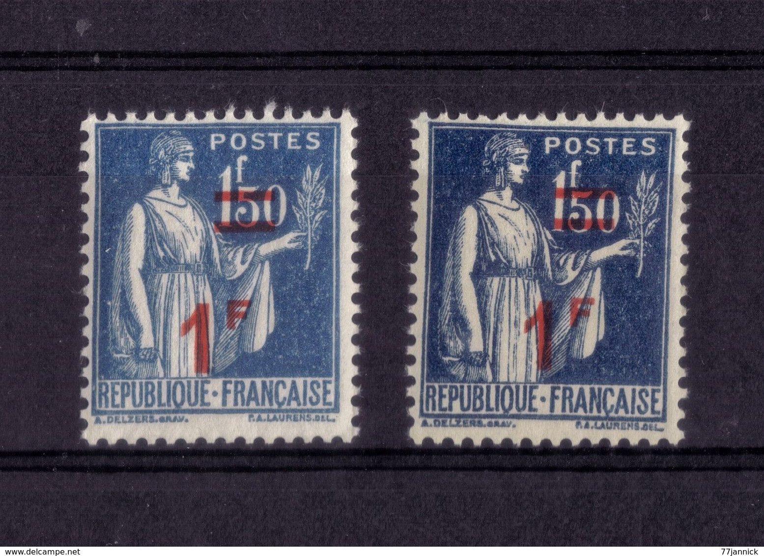 VARIETE DE COULEUR N ° 485 (clair Et Foncé ) NEUF** - Unused Stamps