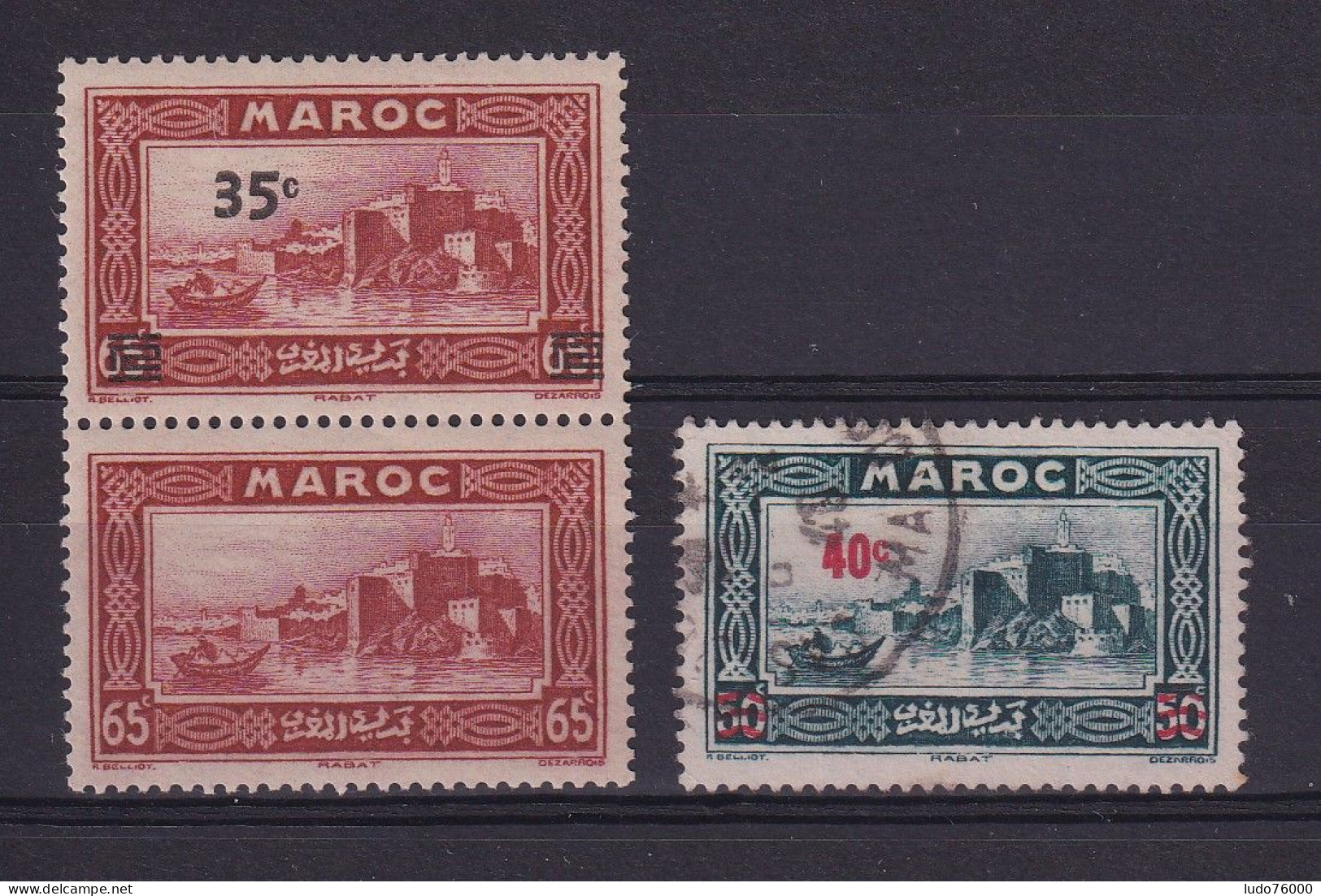 D 782 / COLONIE MAROC / LOT N° 161A/162 NEUF* COTE 4.75€ - Unused Stamps