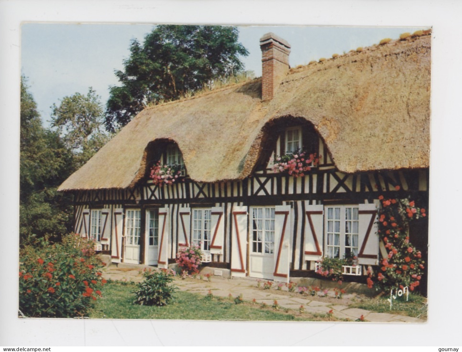 En Découvrant La Luxuriante Normandie : Une Chaumière Et... Des Fleurs (n°10/2369 éd Yvon) - Haute-Normandie