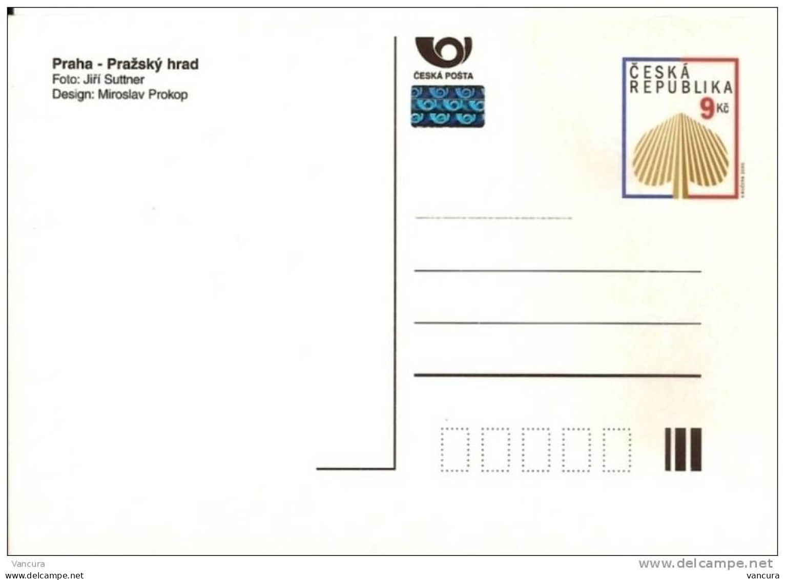 CPH 3 Czech Republic Charles Bridge, Prague 2005 (postal Stationery) - Ponts