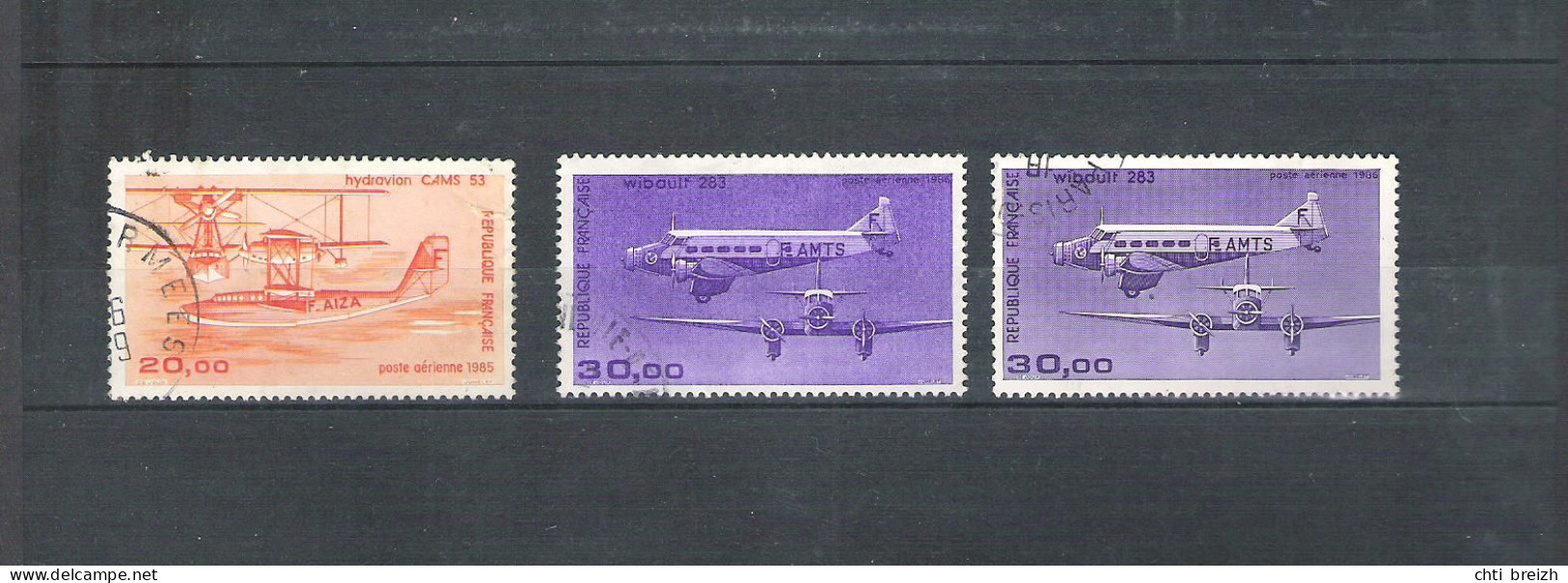 Lot De 22 Timbres Oblitérés Poste Aérienne : N° 38-39-39a-40-42-43-44-46-47-48-49-55-56-57a-58-59-59a - 1960-.... Matasellados