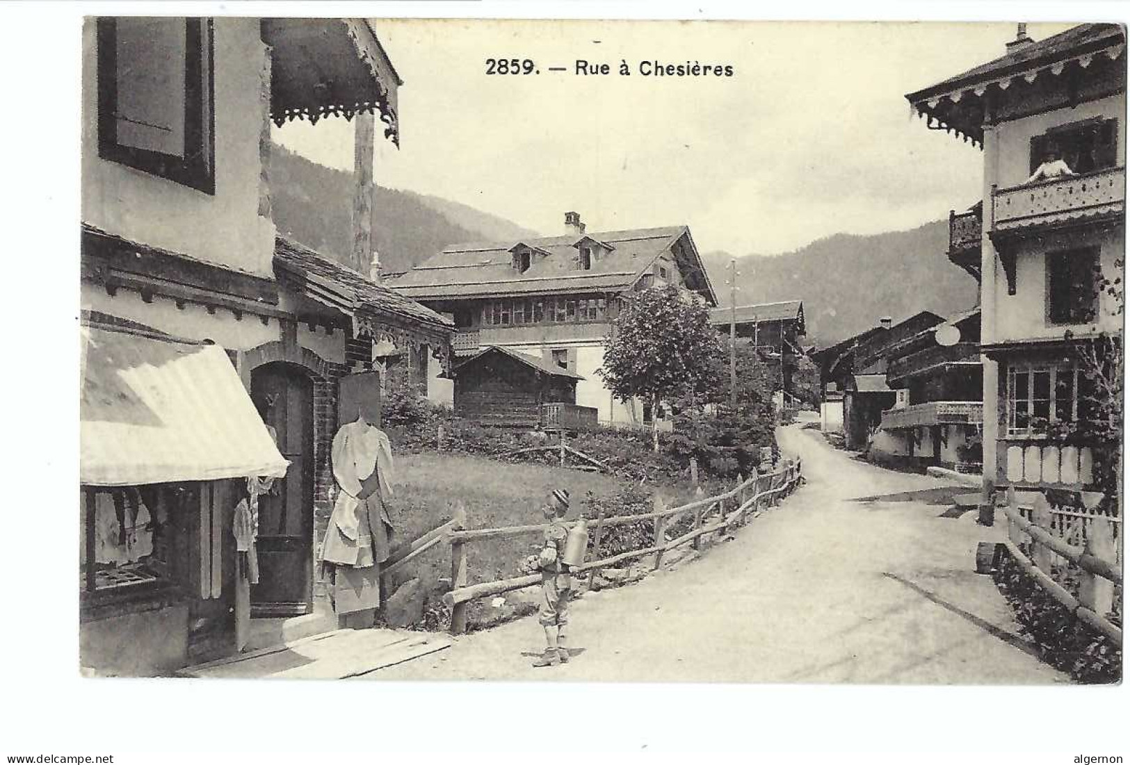 32169 - Rue à Chesières 1919 - Ollon