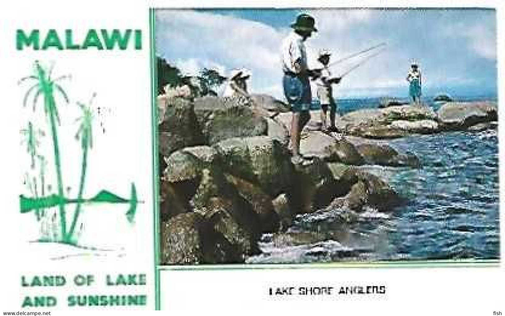 Malawi ** & Postal, Land Of Lake And Sunshine, Lake Shore Anglers (86868) - Malawi