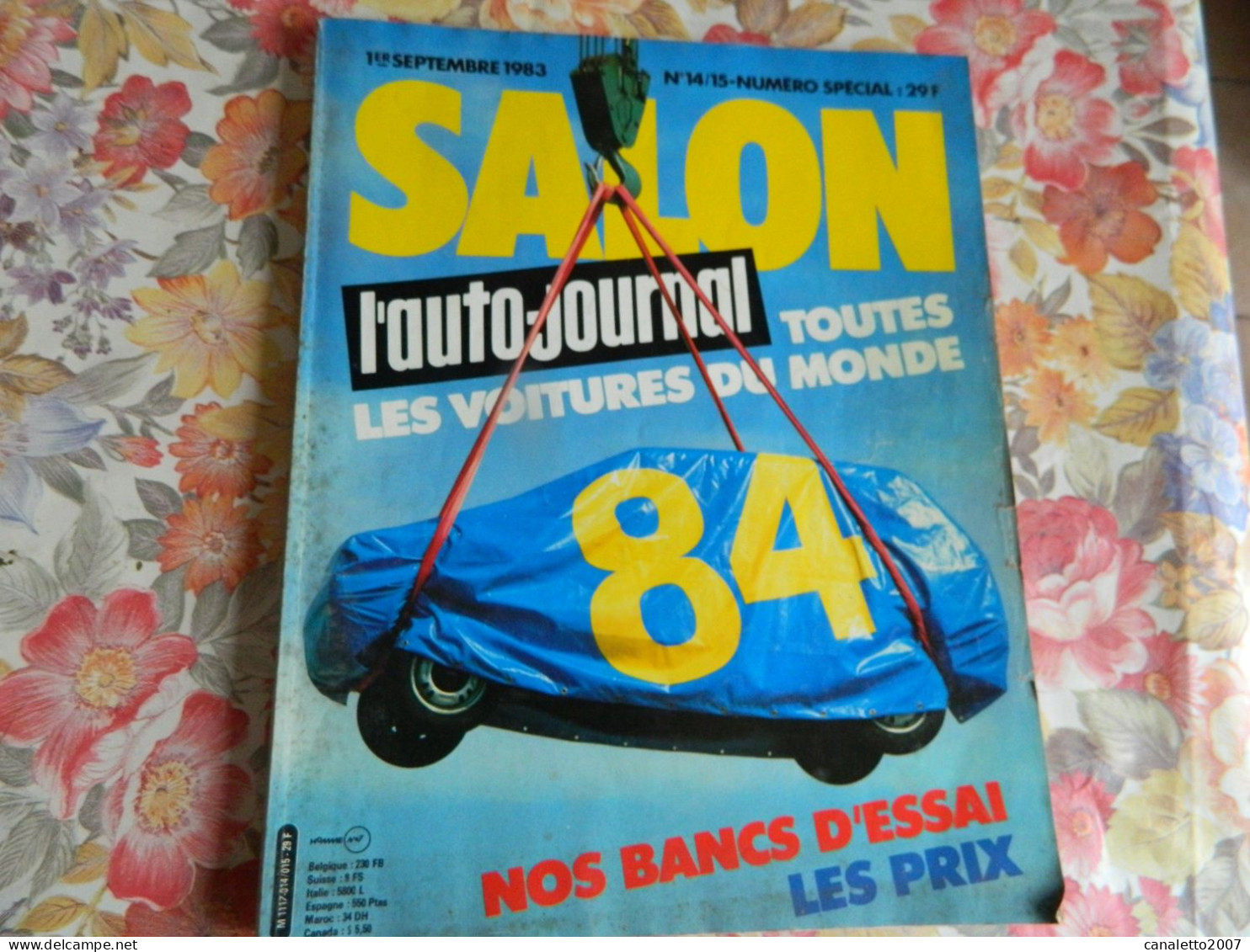 AUTOMOBILE: AUTO JOURNAL SPECIAL SALON DE L'AUTO 1984-2CV CITROËN-RENAULT-PEUGEOT ECT......270 PAGES MAGIQUES ET NOSTALG - Auto