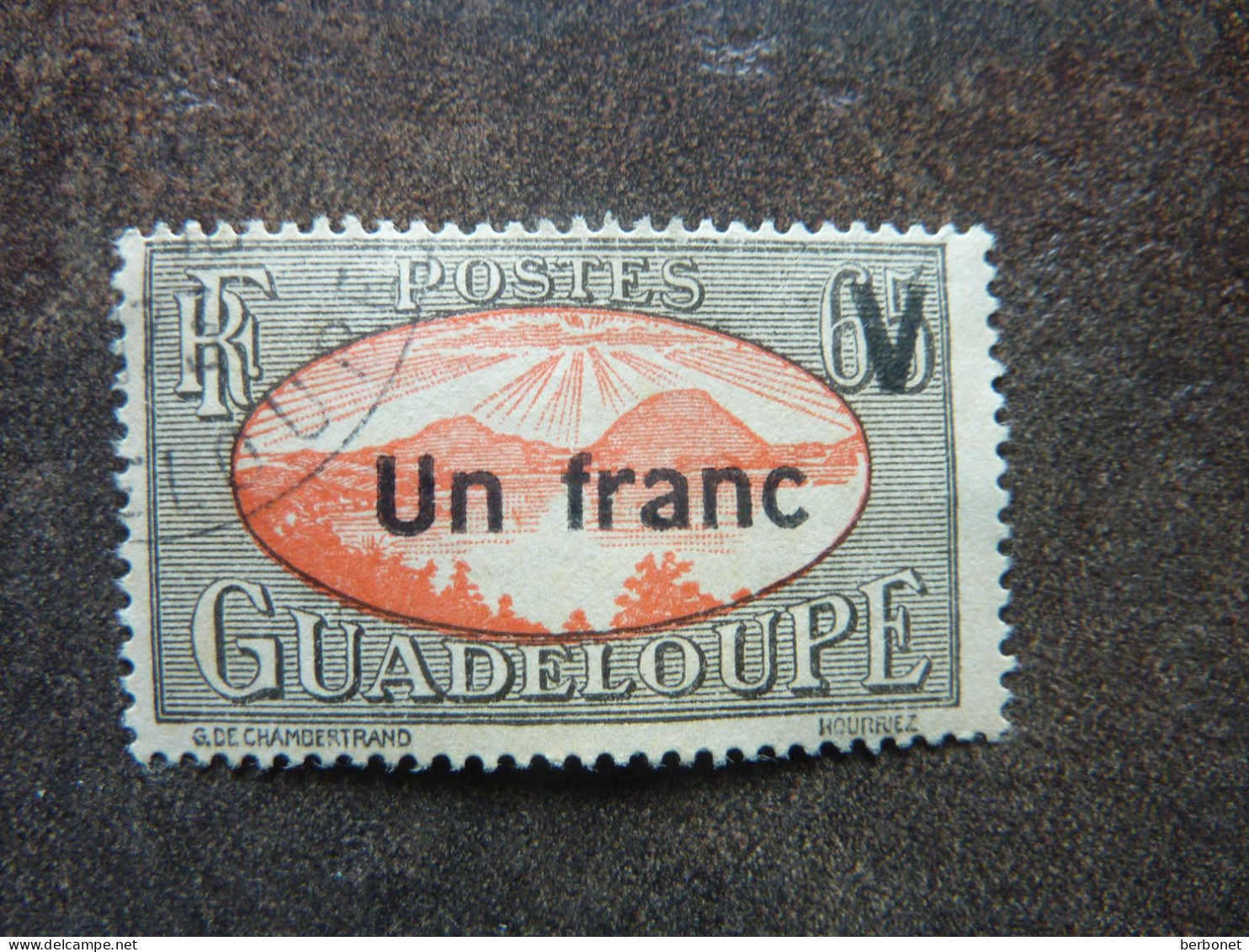 1944 Rade Des Saintes Surchargé  1F  Sur 65c     Y&T=  168      TBE - Used Stamps