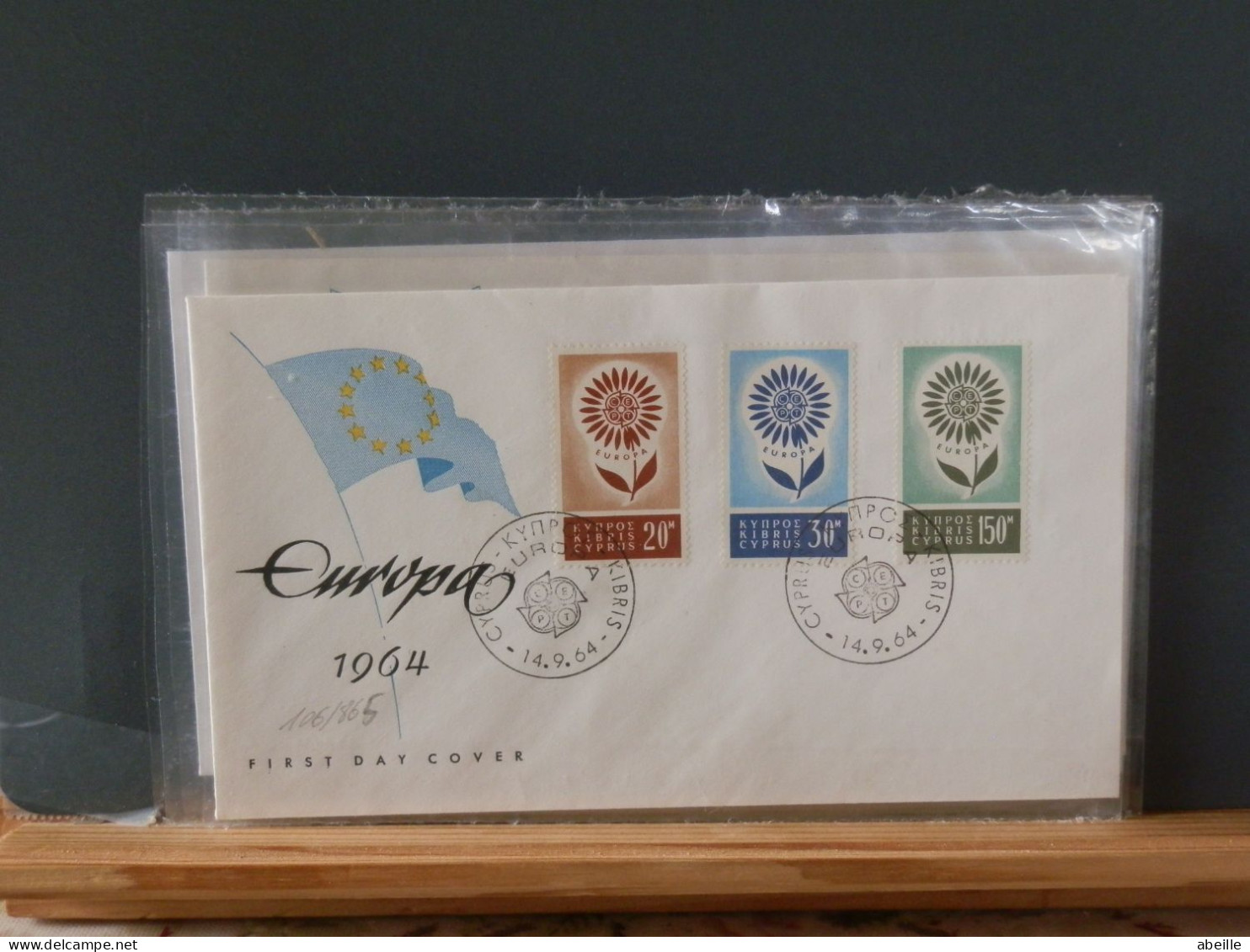 106/865  FDC CYPRUS  1964 - Cartas