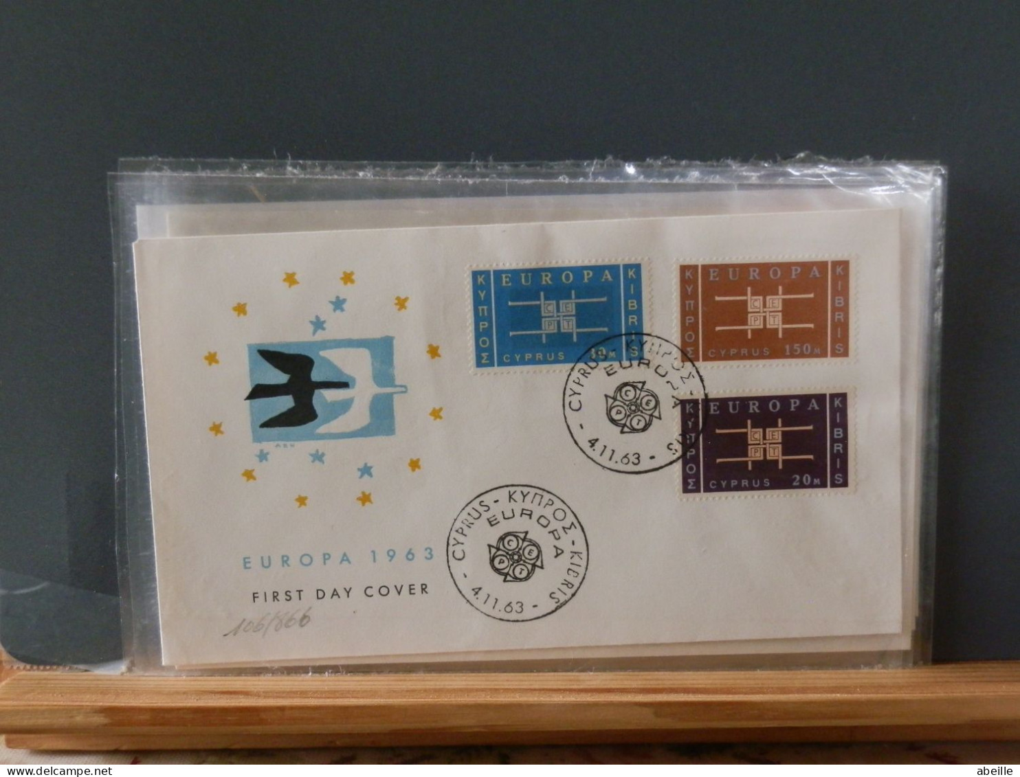 106/866  FDC CYPRUS  1963 - Lettres & Documents