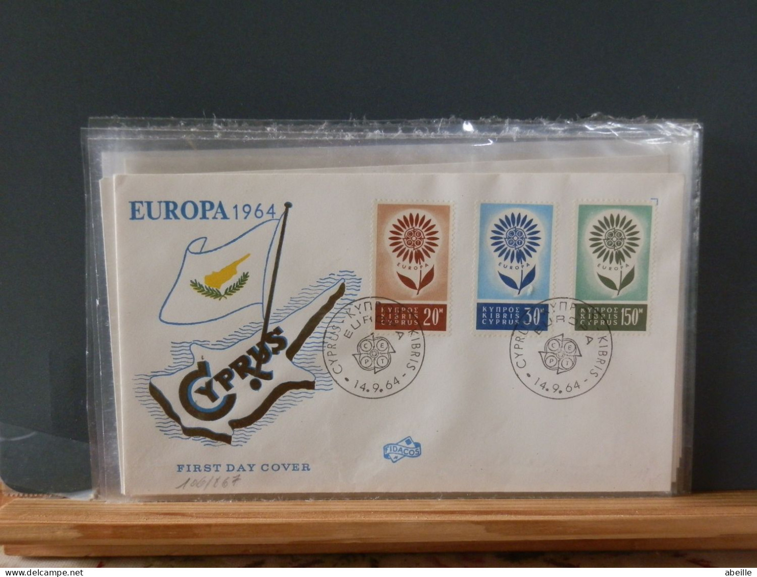 106/867  FDC CYPRUS  1964 - Briefe U. Dokumente