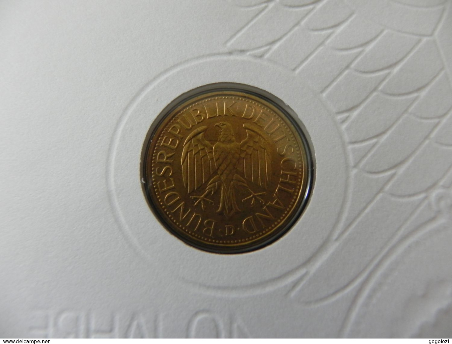 Deutschland Germany 1 Mark 1988 D  - 40 Jahr Währungsreform - Numis Letter - 1 Mark