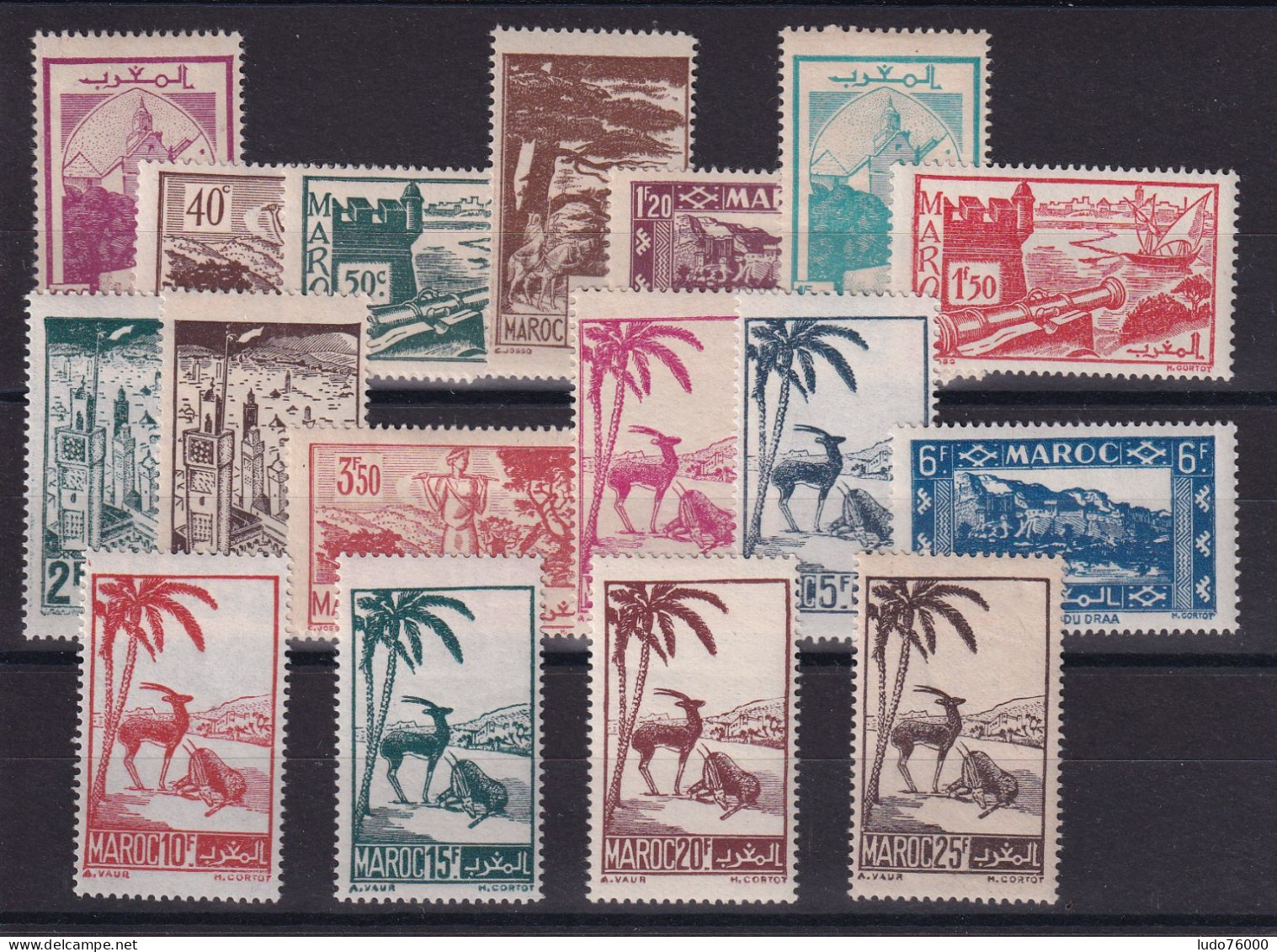 D 782 / COLONIE MAROC / LOT N° 224/237 NEUF**/* COTE 21.25€ - Ungebraucht