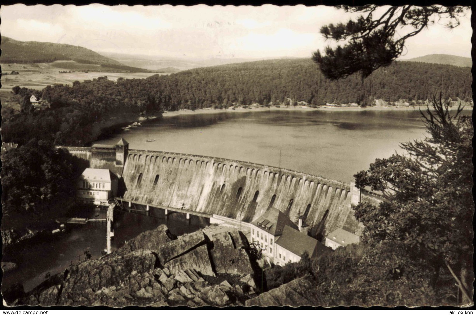 Ansichtskarte Waldeck (am Edersee) Blick Auf Die Edertalsperre 1967 - Waldeck