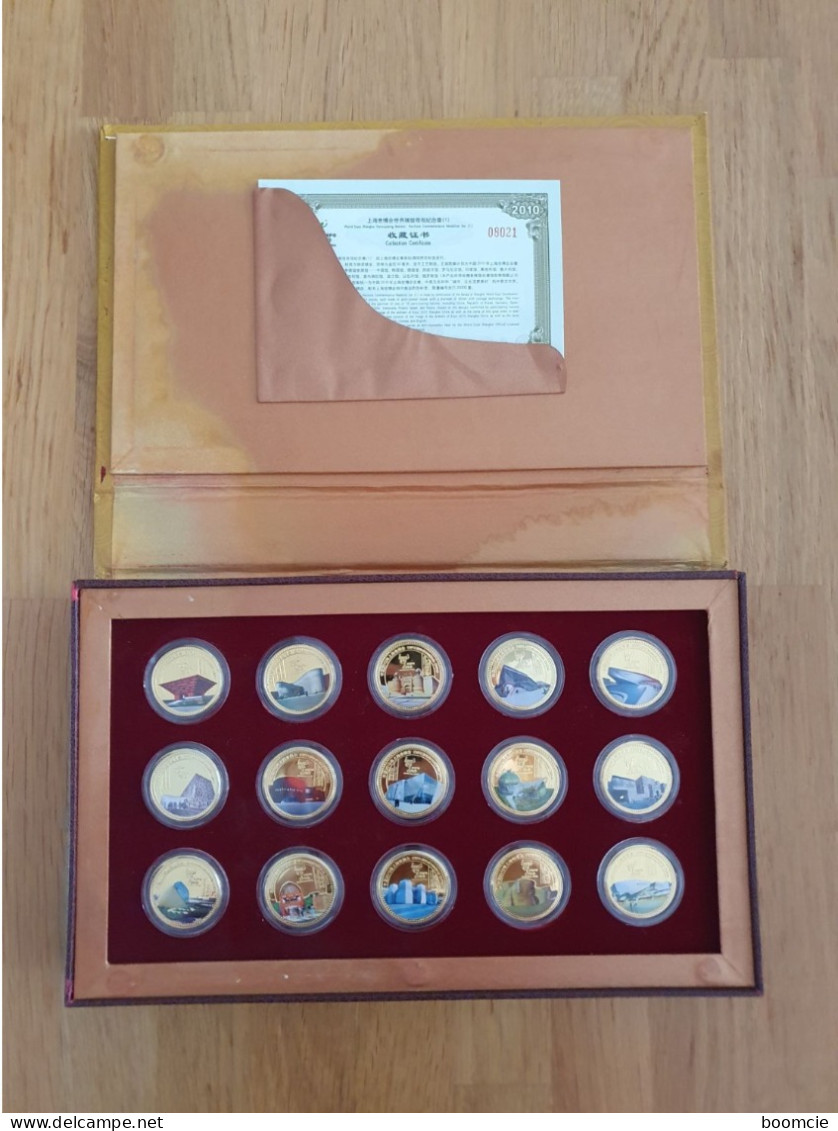 Expo 2010 Shanghai Commemorative Medallion Set - Other & Unclassified