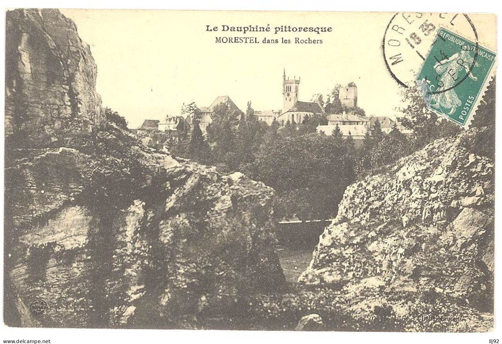 CPA 38 - MORESTEL Dans Les Rochers - Le Dauphiné Pittoresque - Morestel