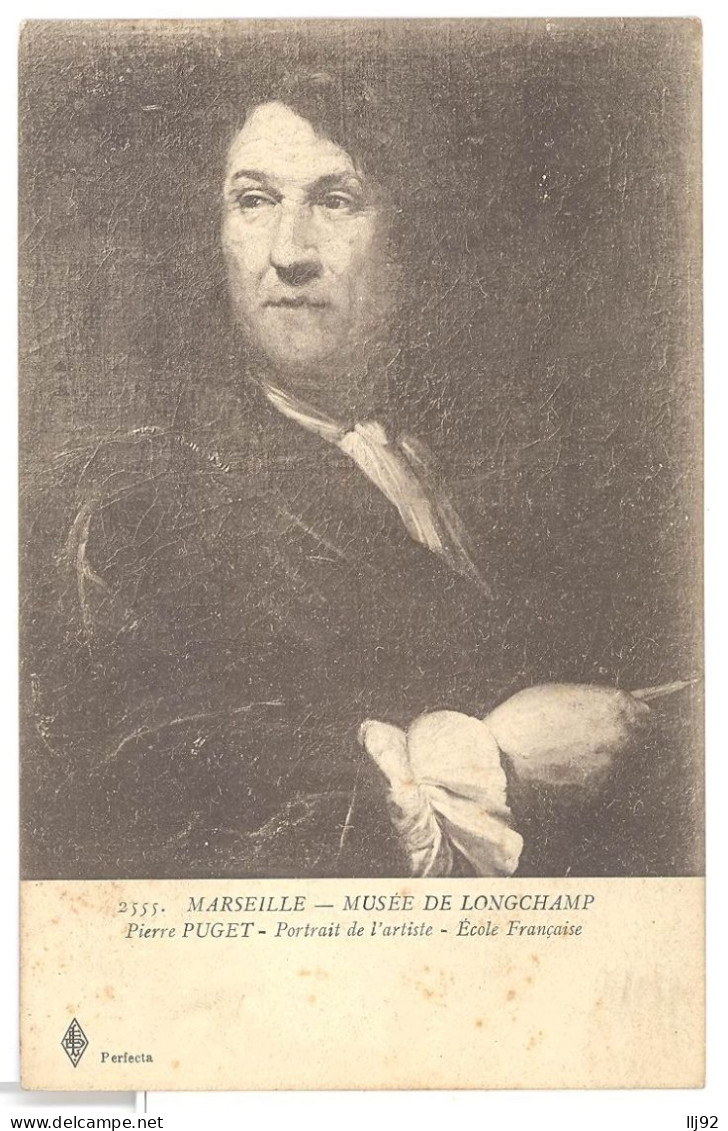 CPA 2555. Pierre PUGET - Portrait De L'artiste - Ecole Française - Musée De Longchamp - Marseille - Musées