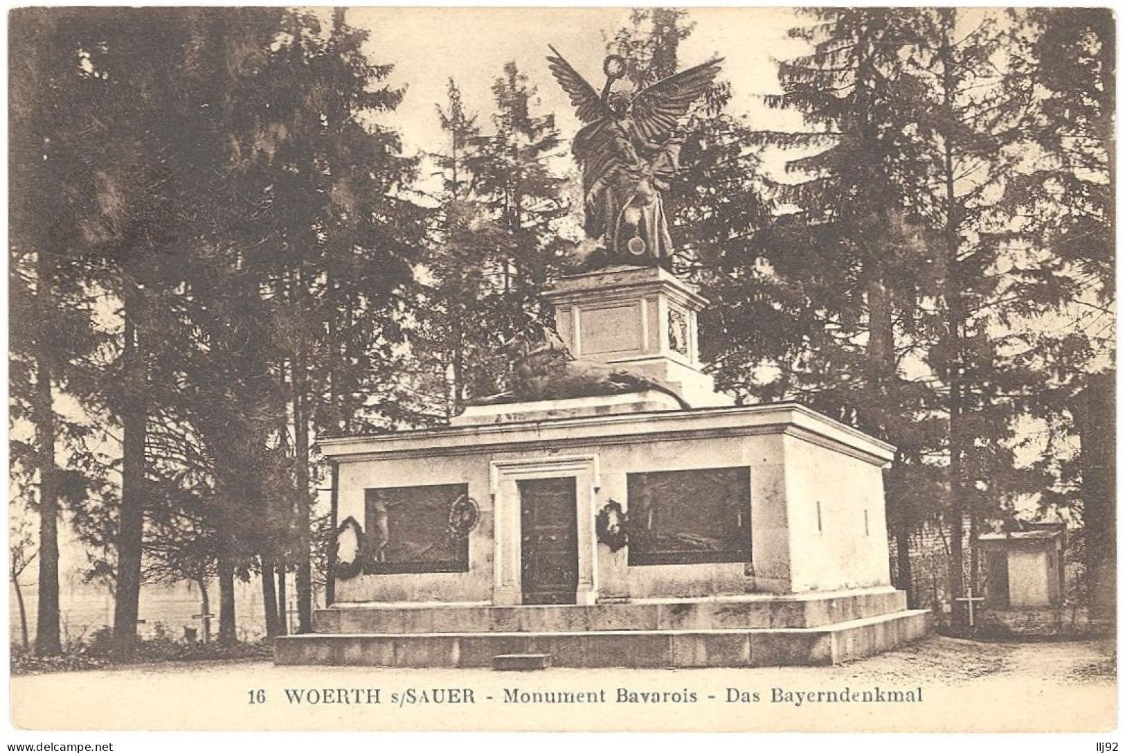 CPA 67 - 16. WOERTH Sur SAUER - Monument Bavarois - Das Bayerndenkmal - Woerth