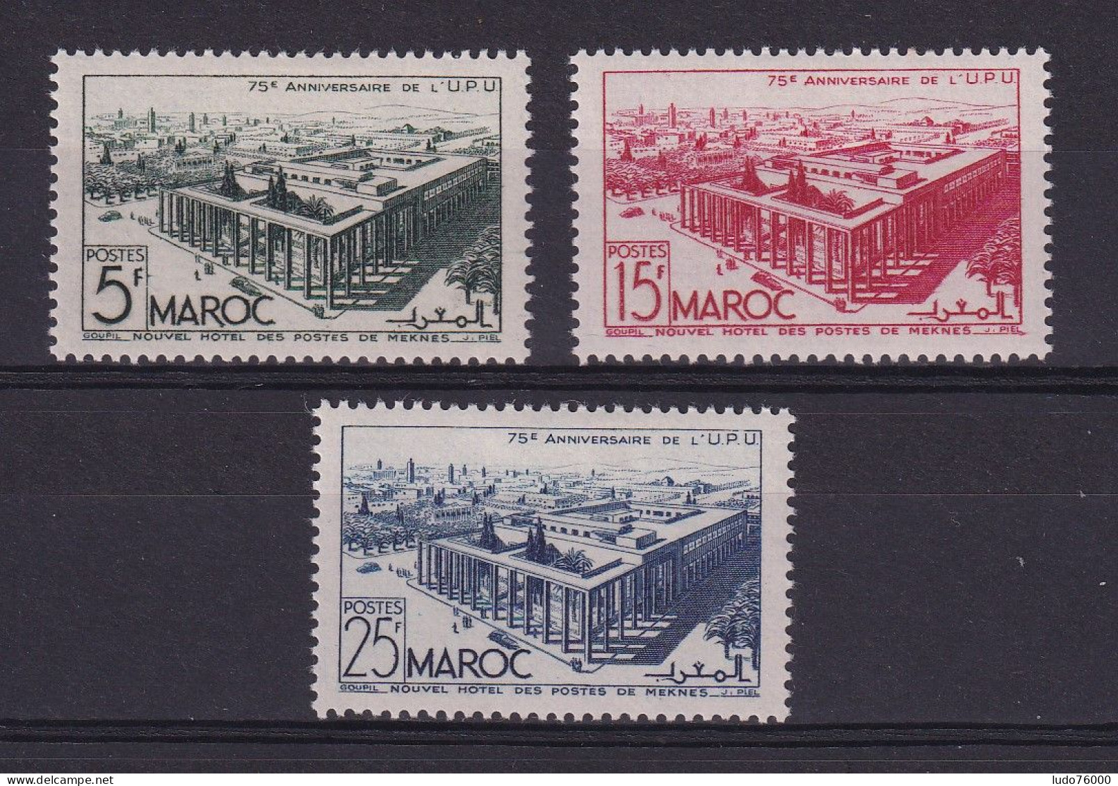 D 782 / COLONIE MAROC / LOT N° 285/287 NEUF* COTE 7.50€ - Unused Stamps