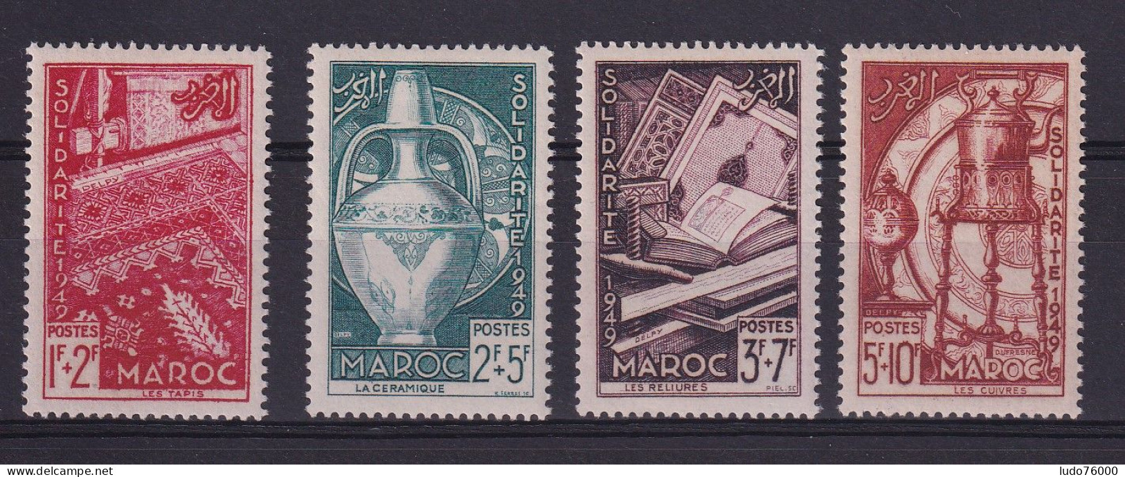 D 782 / COLONIE MAROC / LOT N° 288/291 NEUF* COTE 11€ - Ungebraucht