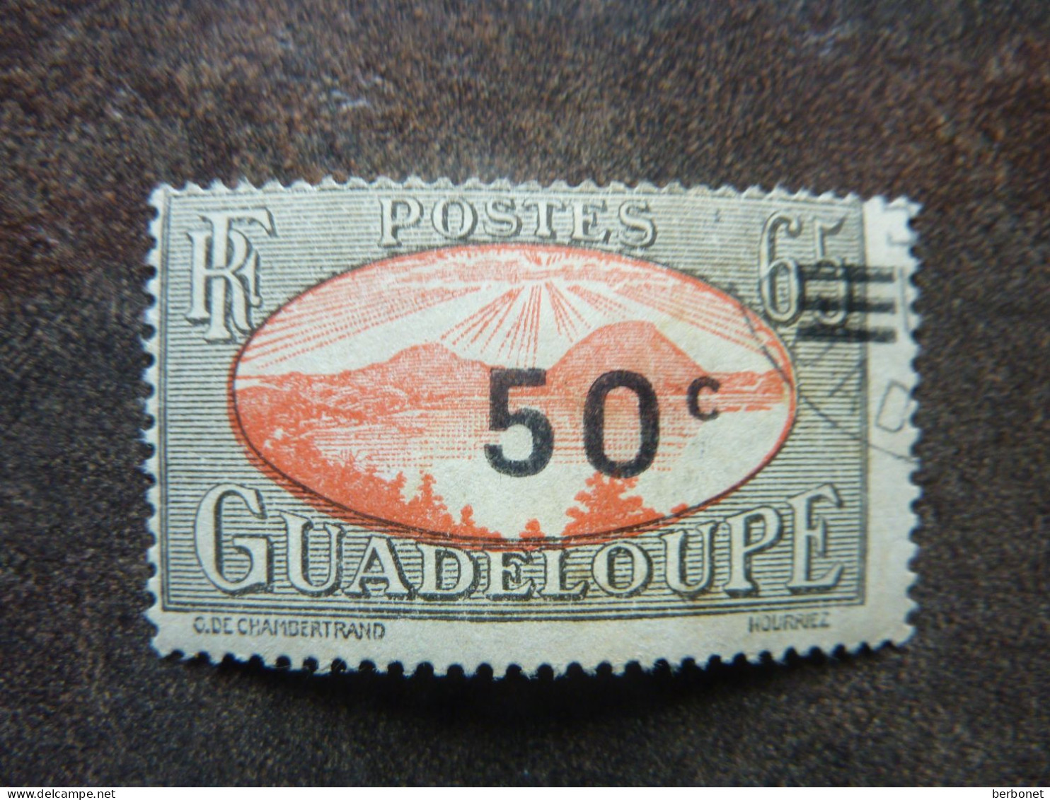 1943 Rade Des Saintes Surchargé  50c  Sur 65c     Y&T= 167       TBE - Used Stamps
