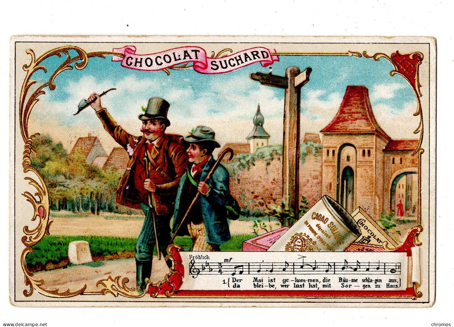 Chromo Chocolat Suchard, S 51 / B, Chanson Populaire - Suchard