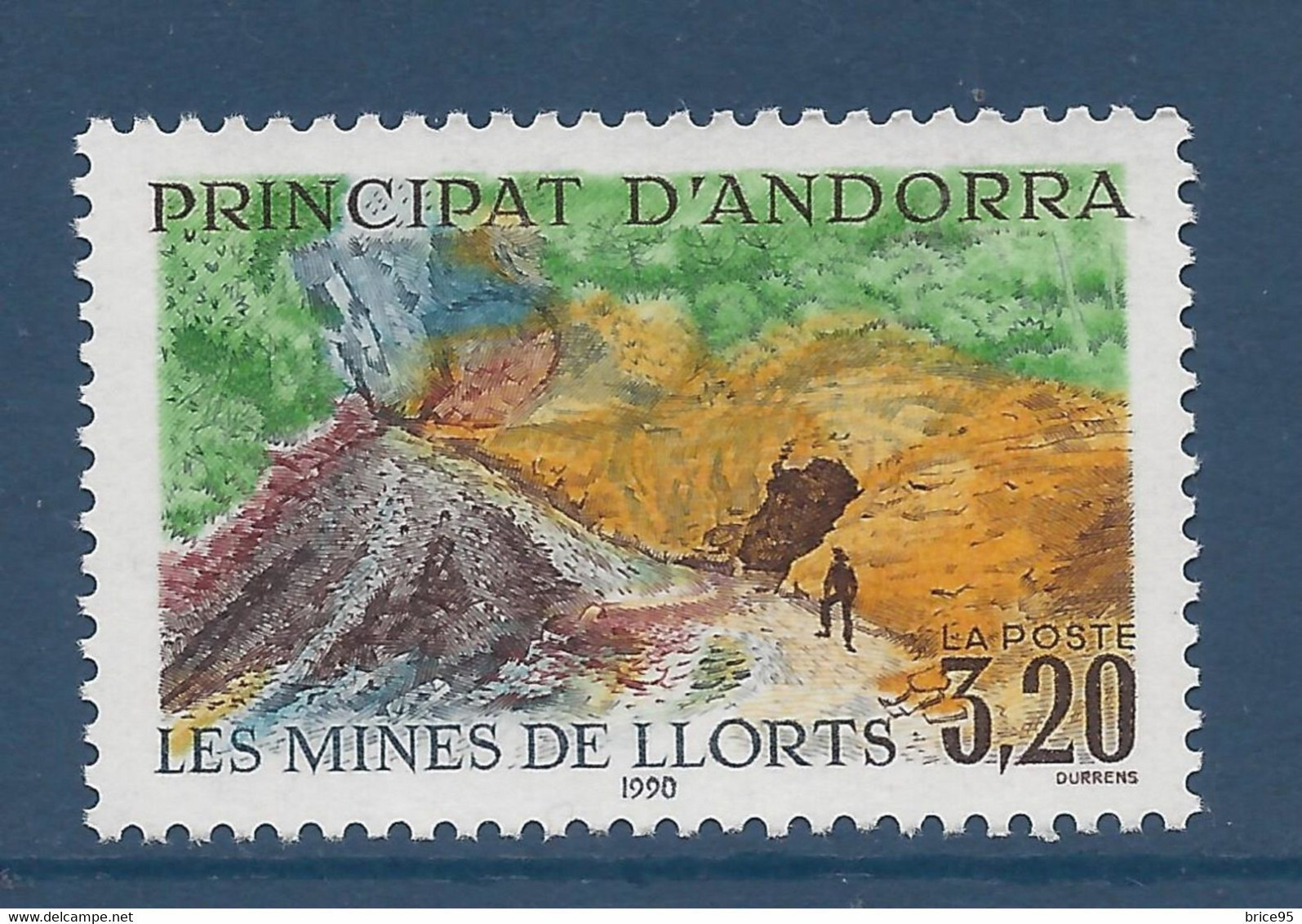 Andorre Français - YT N° 386 ** - Neuf Sans Charnière - 1990 - Unused Stamps