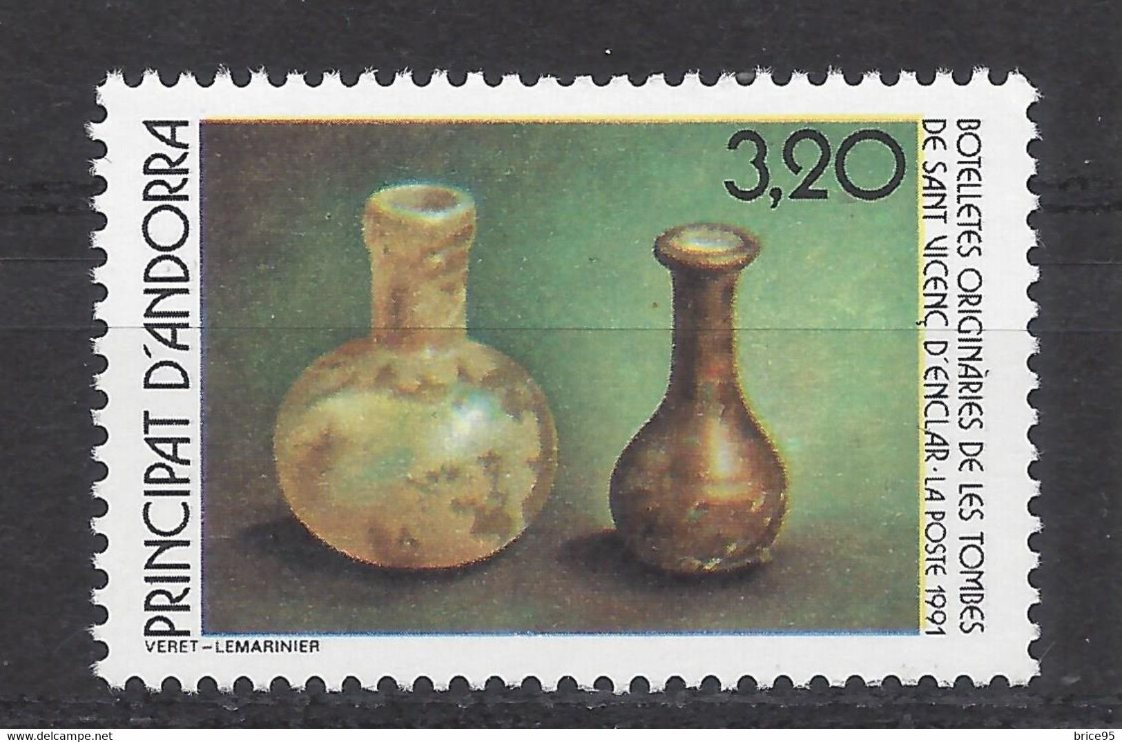 Andorre Français - YT N° 404 ** - Neuf Sans Charnière - 1991 - Neufs