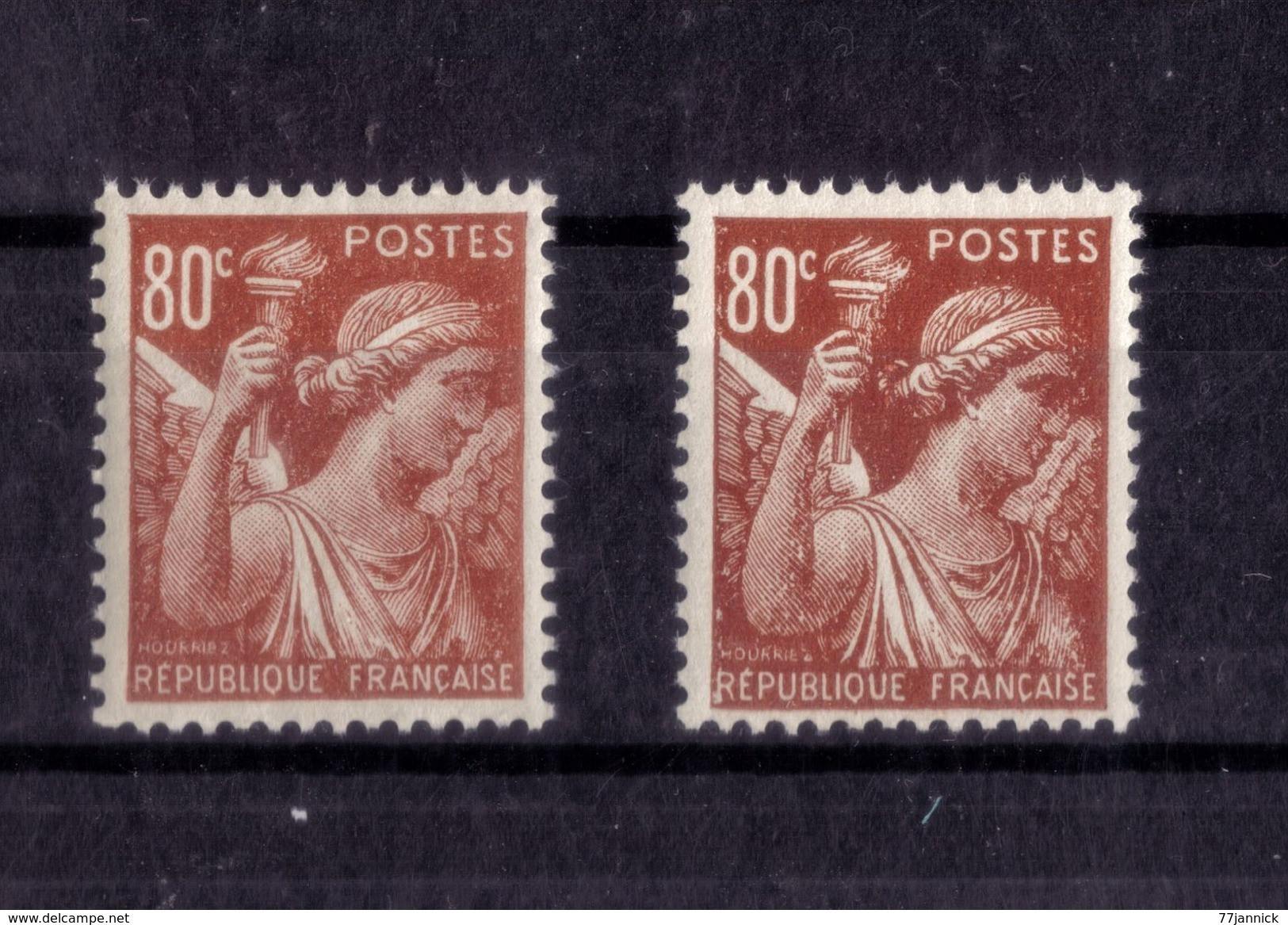 VARIETE DE COULEUR N° 431 ( Clair Et Foncé) NEUF** - Unused Stamps