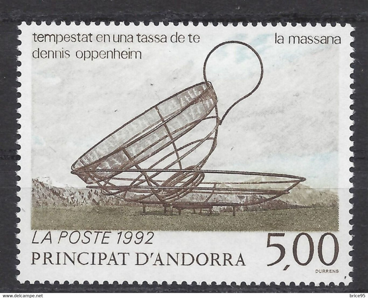 Andorre Français - YT N° 424 ** - Neuf Sans Charnière - 1992 - Unused Stamps