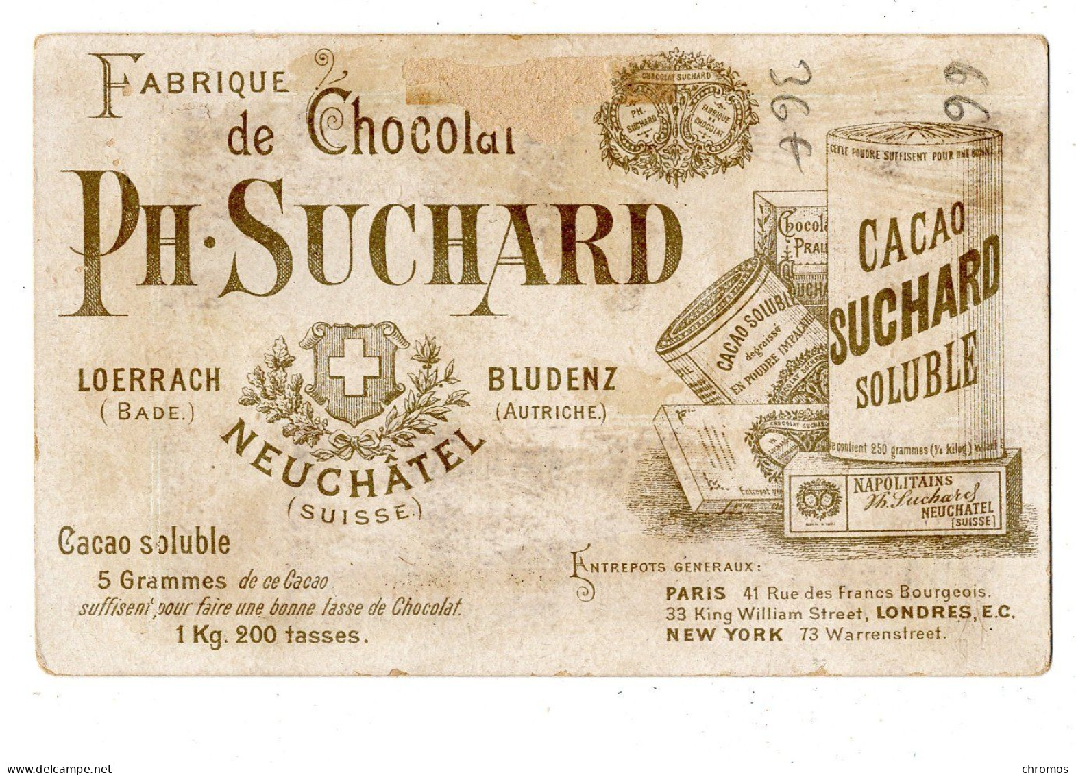 Chromo Chocolat Suchard, S 66 / G, Hymnee National, Soldats, Allemagne - Suchard