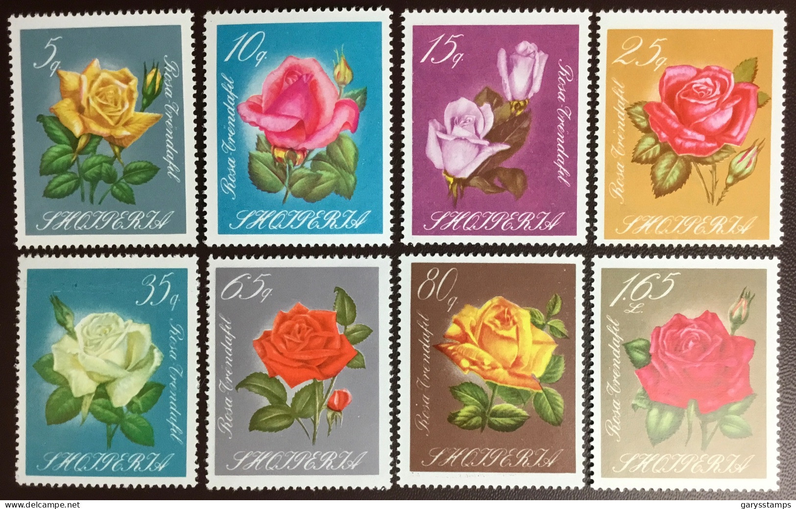 Albania 1967 Roses Flowers MNH - Rosas