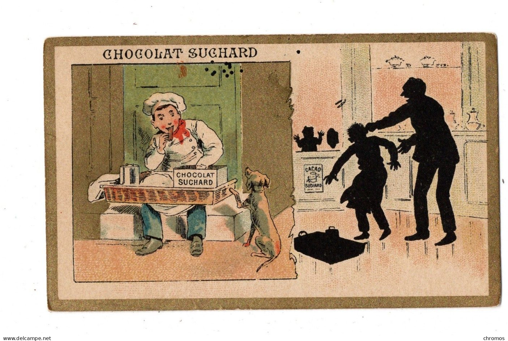 Chromo Chocolat Suchard, S 40 / D, Image à L'ombre, Chez Le Boulanger - Suchard