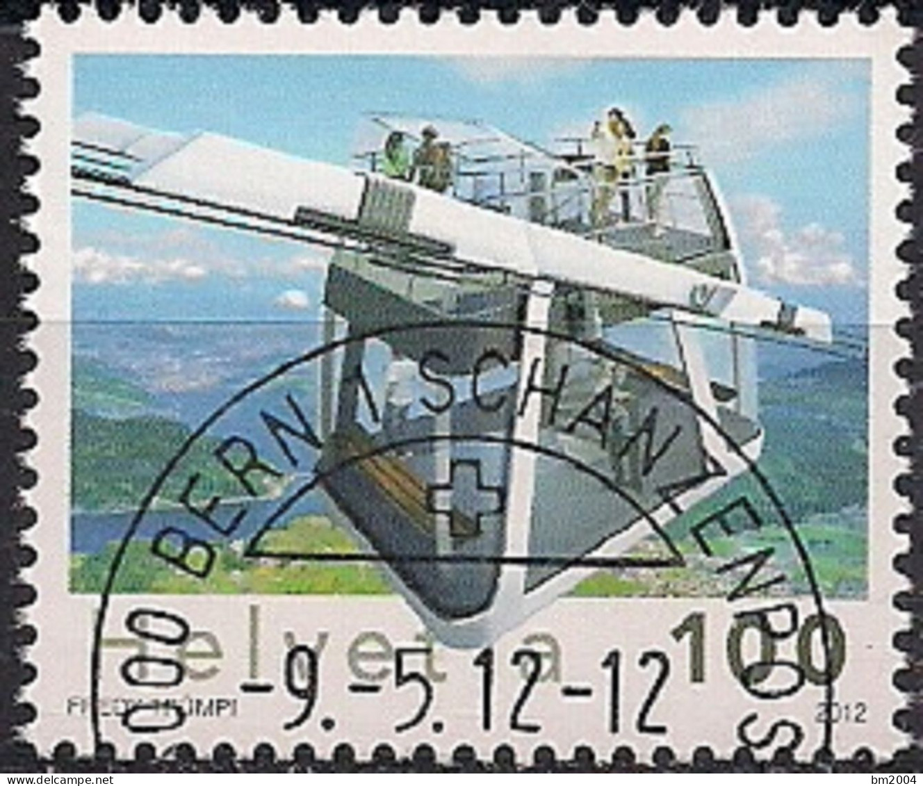 2012 Schweiz   Mi. 2253 FD-used   Cabrio-Seilbahn Auf Das Stanserhorn. - Used Stamps