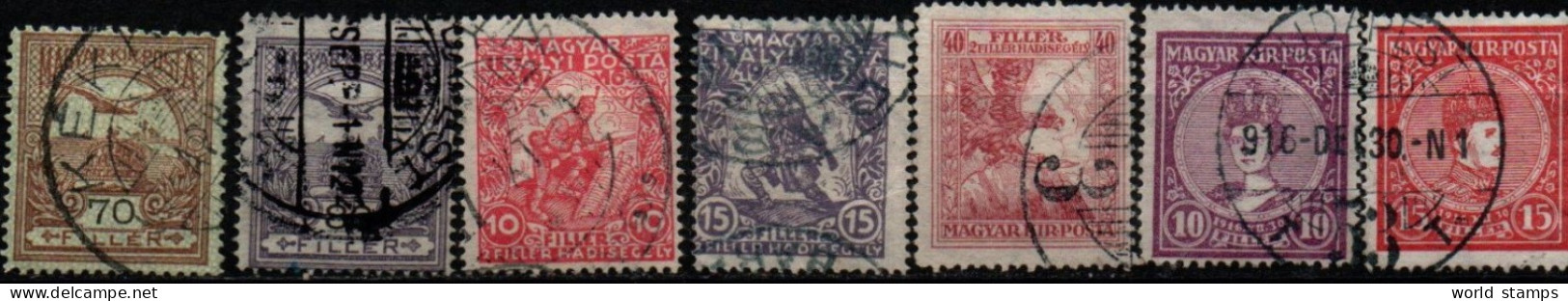 HONGRIE 1914-7 O - Used Stamps