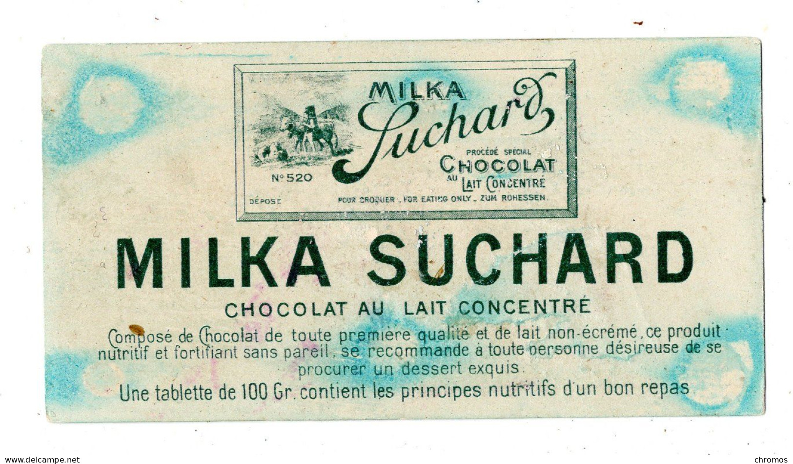 Chromo Chocolat Suchard, S 82 / 6, Enfants Célèbres, Lulli, Musicien - Suchard