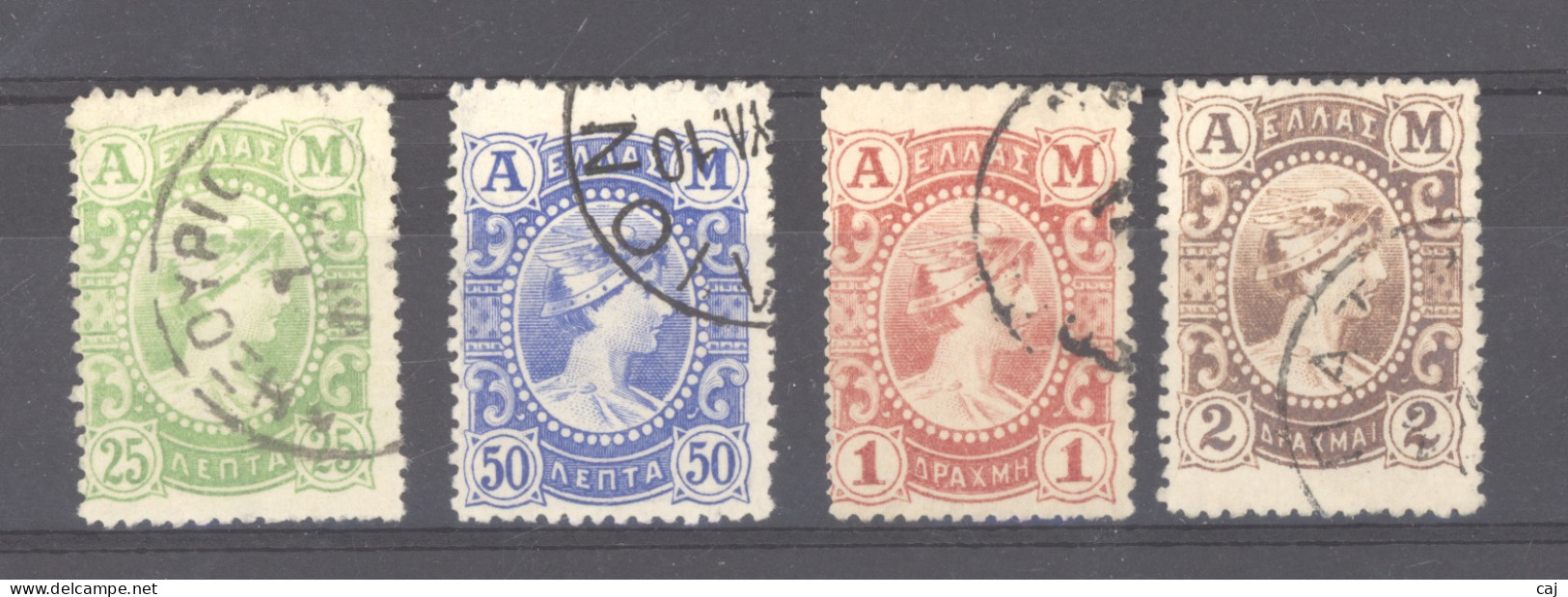 Grèce  :  Yv  161-64  (o) - Used Stamps