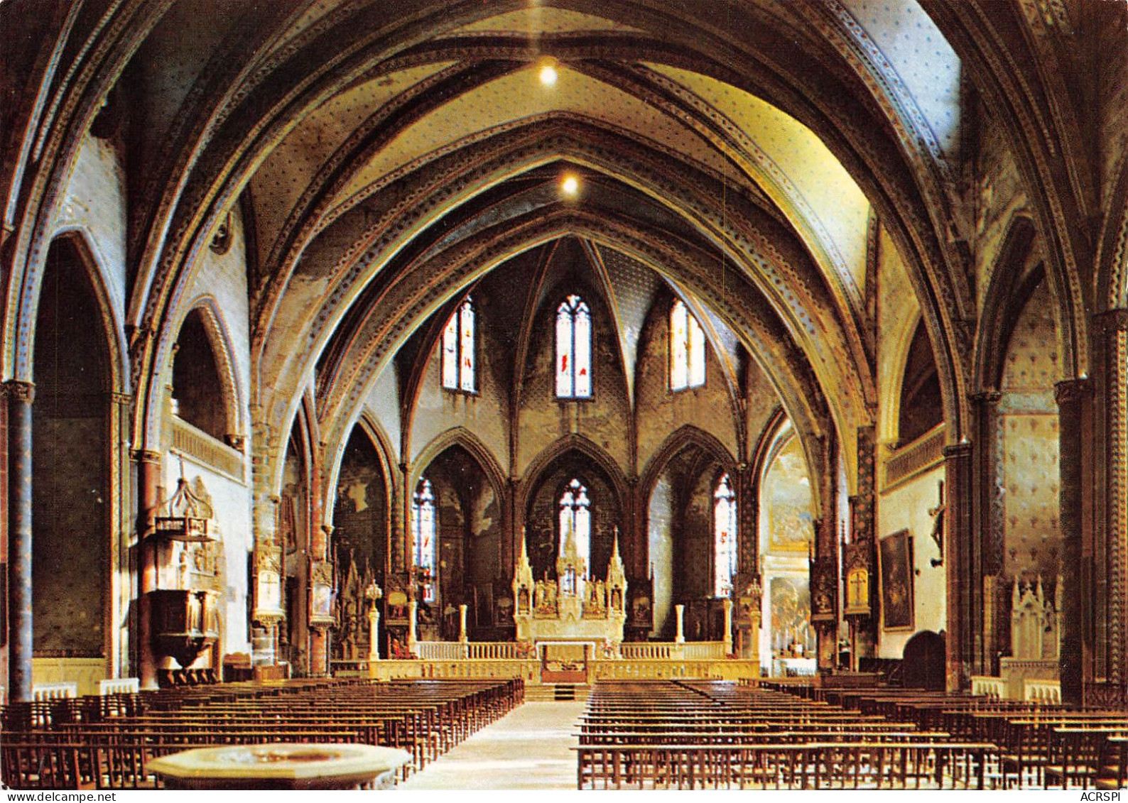 09 MIREPOIX  Intérieur De La Cathédrale  38 (scan Recto Verso)MF2732UND - Mirepoix