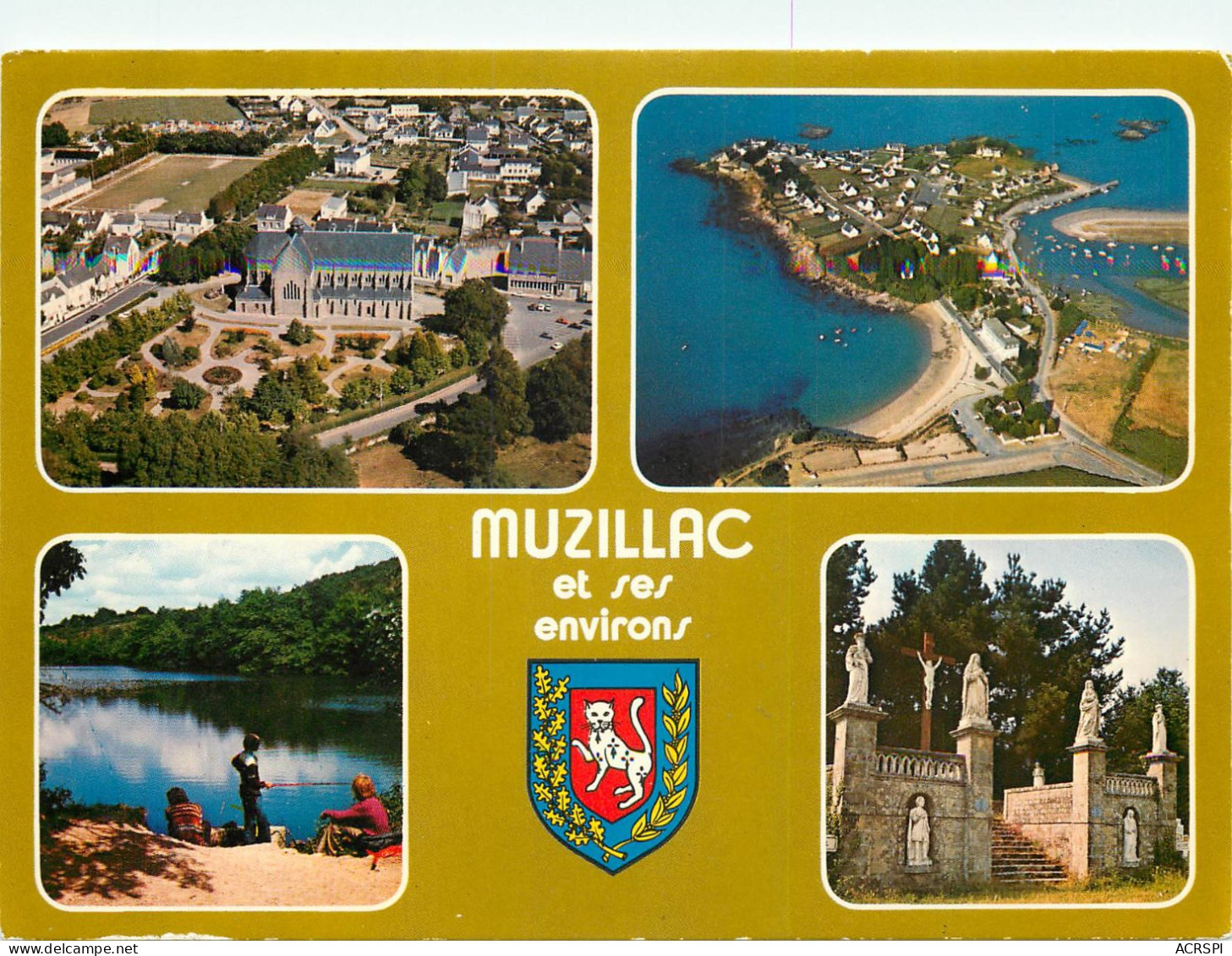 MUZILLAC L Eglise De Pen Lan A Billiers L Etang De Penmur 22(scan Recto Verso)MF2740 - Muzillac
