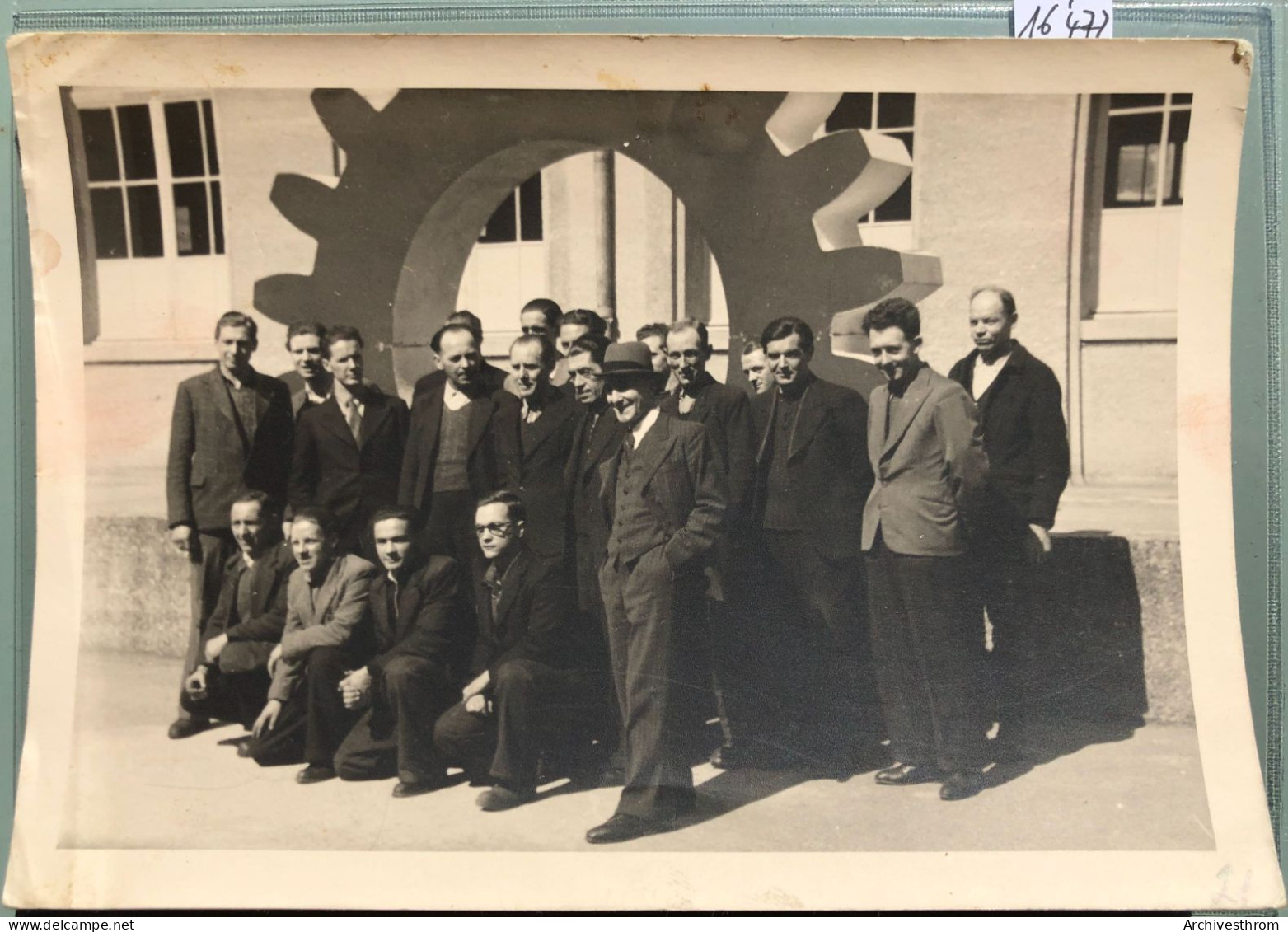 Renens Lausanne - Enseignats Et Maîtres D'apprentissage Devant L'usine Bobst, à La Fin Des Années 1950 (16'472) - Renens