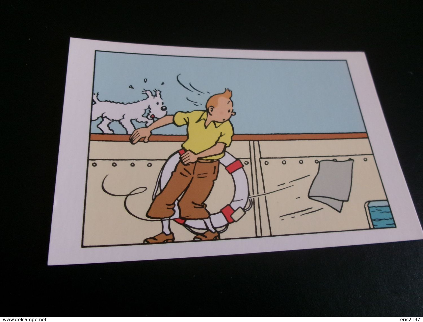 BELLE ILLUSTRATION.."LES AVENTURES DE TINTIN....LES CIGARES DU PHARAON"...par HERGE - Comicfiguren