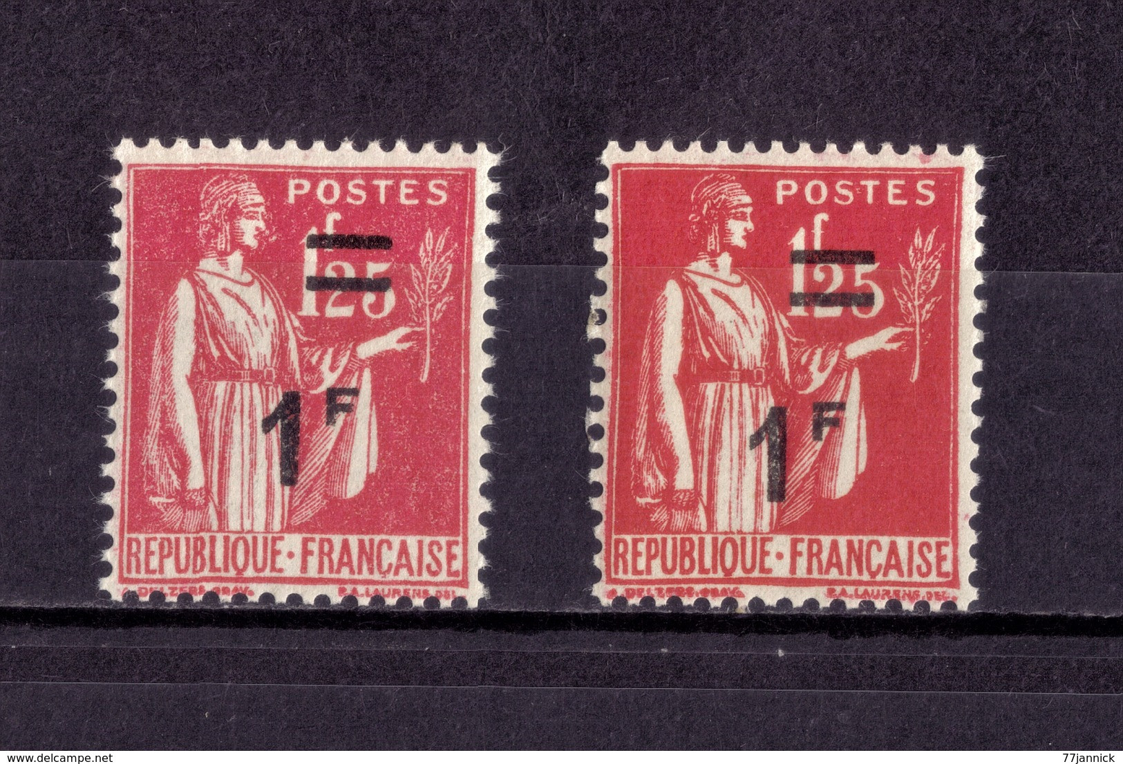 VARIETE DE COULEUR N° 483 ( Rose Clair/rose Foncé) NEUF** - Unused Stamps