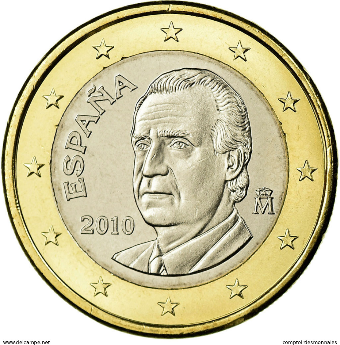Espagne, Euro, 2010, SPL, Bi-Metallic, KM:1150 - Spanje