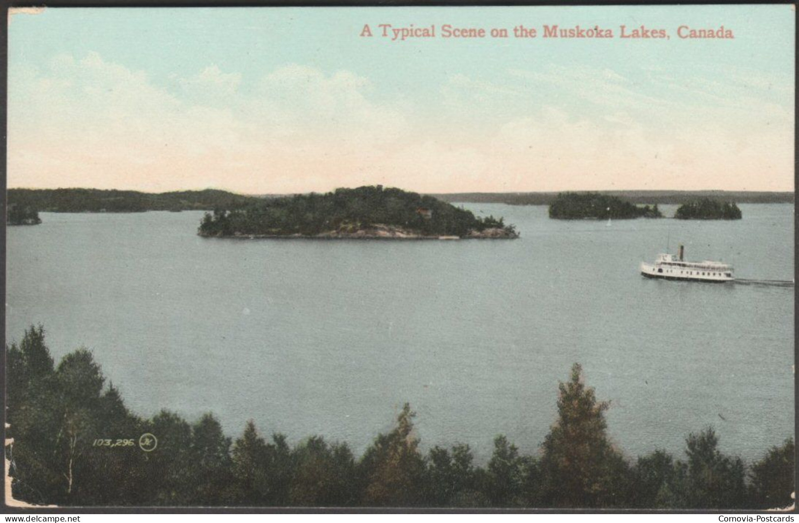 A Typical Scene On The Muskoka Lakes, Canada, C.1905-10 - Valentine's Postcard - Muskoka