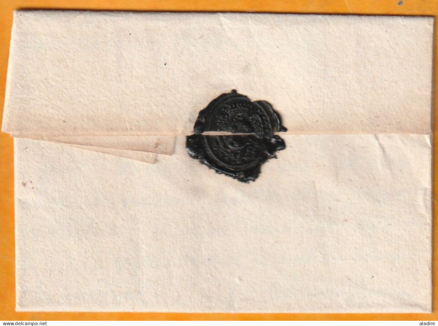 1780 - Marque Postale à Sec GUIMP. / QUIMPER Sur Lettre Pliée De 2 Pages Vers La Ville - Taxe 6 - Règne De Louis XVI - 1701-1800: Voorlopers XVIII