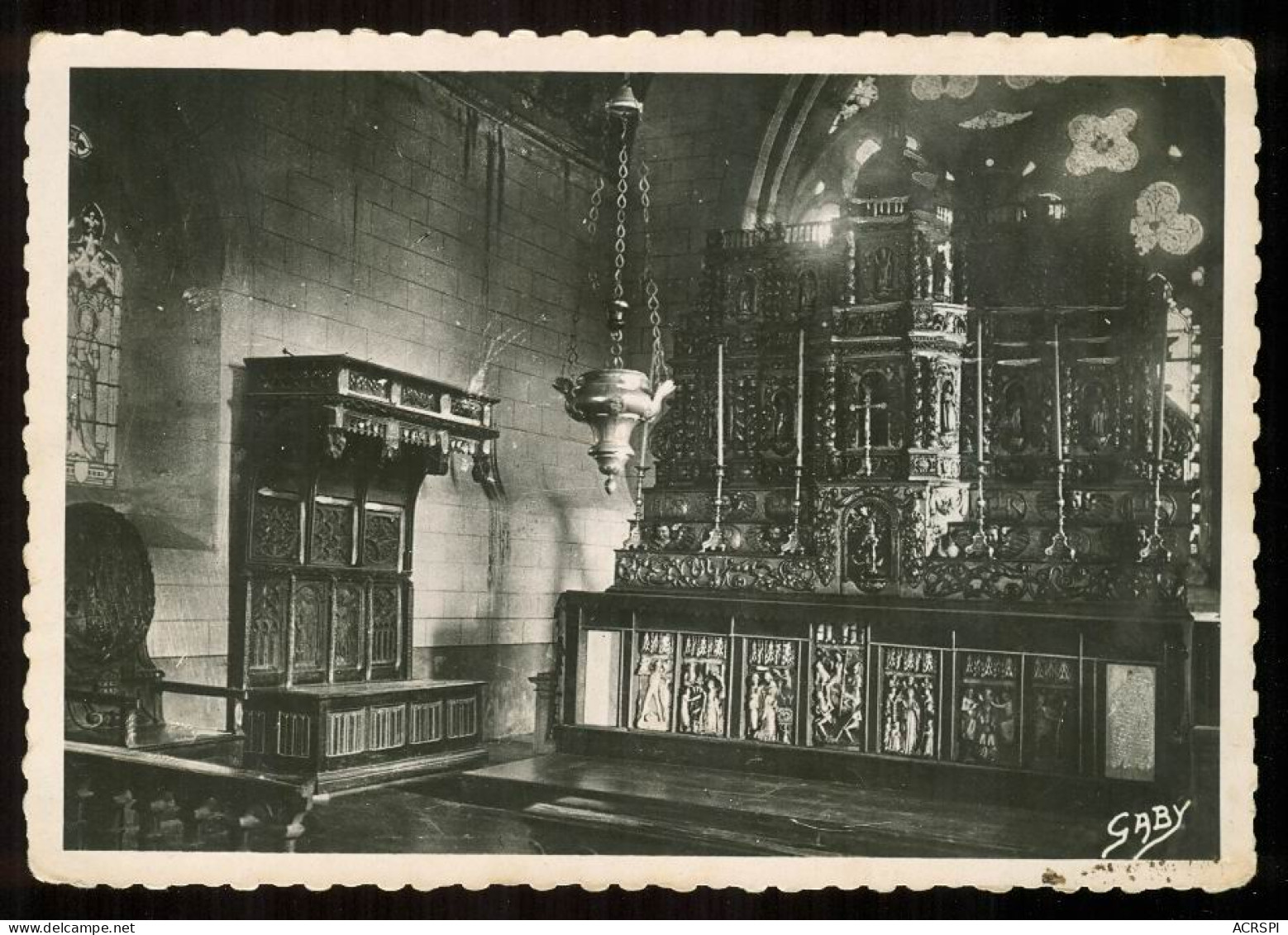 CHATELAUDREN Intérieur De L'église édition Artaud VV 1629 - Châtelaudren