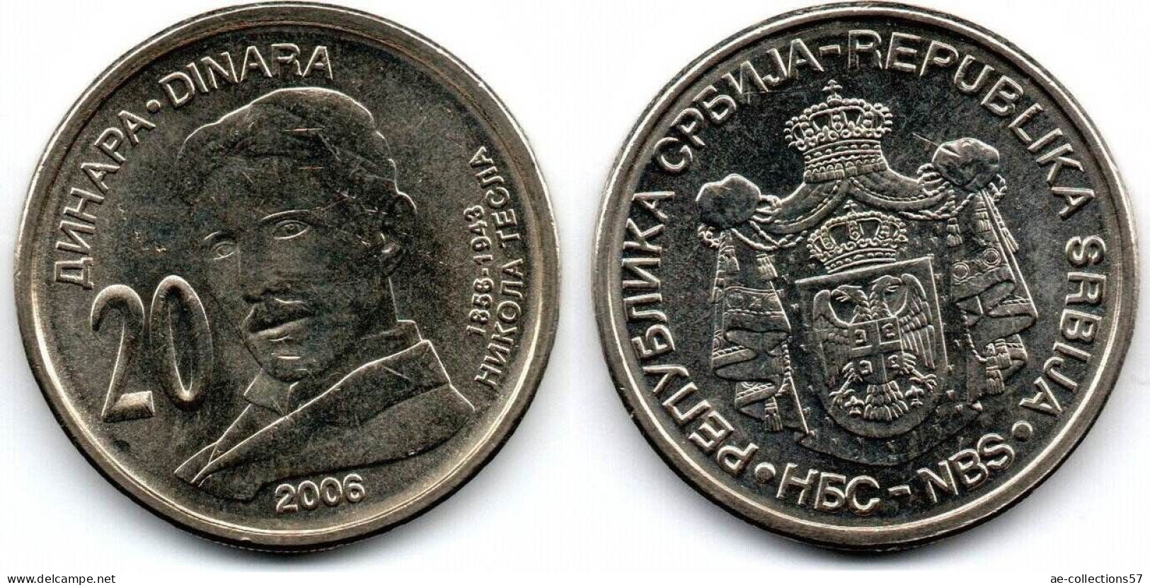 MA 33825 / Serbie 20 Dinara 2006 SPL - Serbia