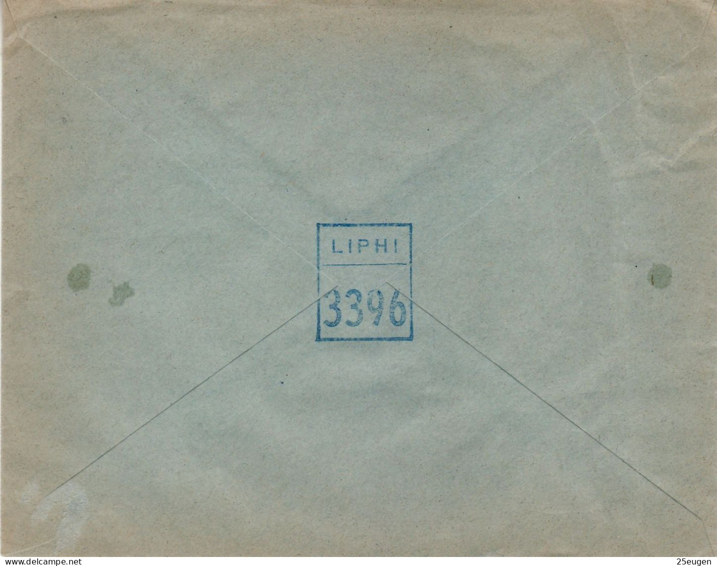 A.O.F. 1958 AIRMAIL LETTER  SENT FROM GUADELOUPE - Storia Postale