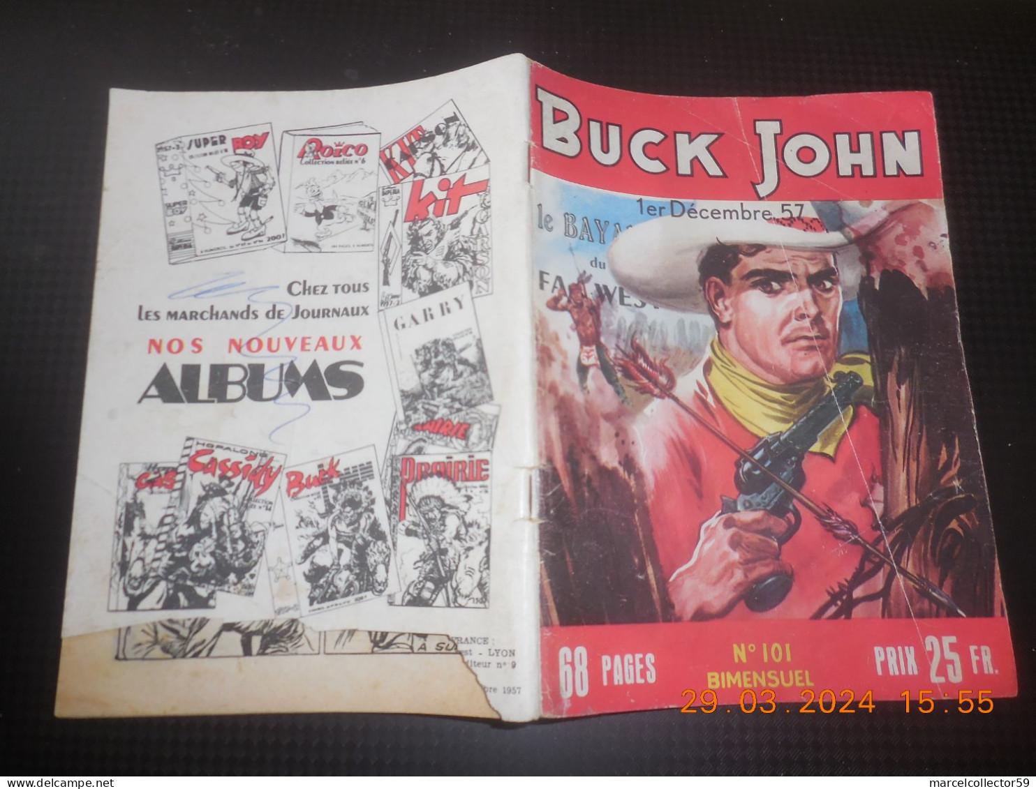 Buck John N°101 Année 1957 Em - Formatos Pequeños