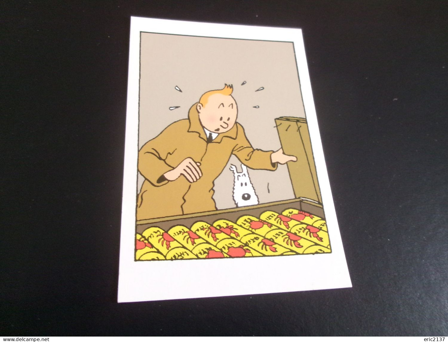 BELLE ILLUSTRATION.."LES AVENTURES DE TINTIN....LE CRABE AUX PINCES D'OR"...par HERGE - Bandes Dessinées